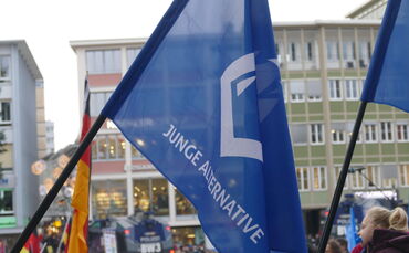 ja flagge habermann afd symbolfoto symbol symbolbild